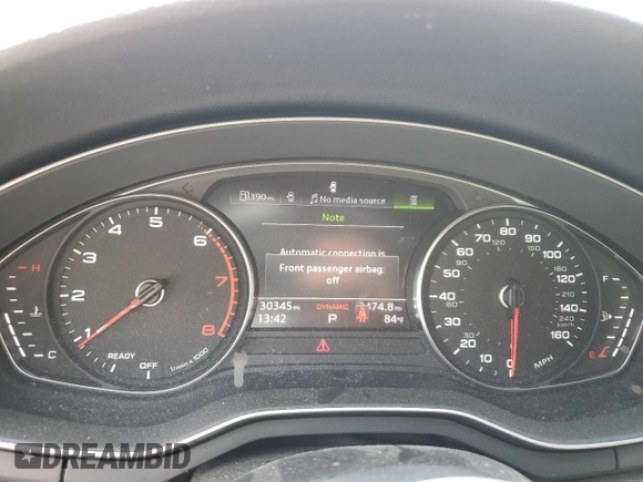 2022 Audi A5 Sportback S line Premium with VIN WAUDACF57NA029920, listed as a Copart auction lot 50598924 with 30,345 mi miles and Salvage Title. Bid and sale history available at carsss.com. Image 9.