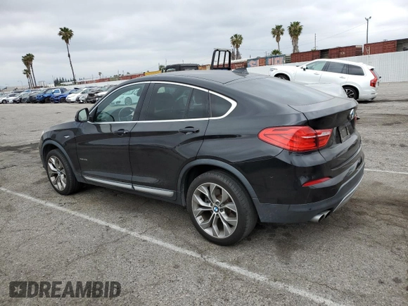 2018 BMW X4 xDrive28i with VIN 5UXXW3C57J0T82047, listed as a Copart auction lot 55988675 with 103,692 mi miles and Salvage title. Bid and sale history available at DreamBid. Image 2.
