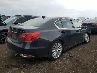 2015 Acura RLX Technology with VIN JH4KC1F52FC000239, listed as a Copart auction lot 53490885 with 34,540 mi miles and Salvage title. Bid and sale history available at DreamBid. Image 3.