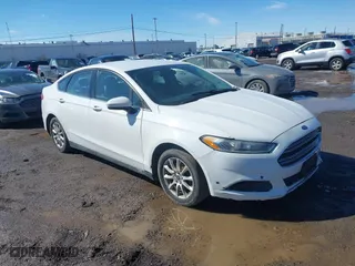 2015 Ford Fusion S with VIN 1FA6P0G79F5116338, listed as a IAAI auction lot 41755743 with 290,698 mi miles. Bid and sale history available at carsss.com. Image 1.