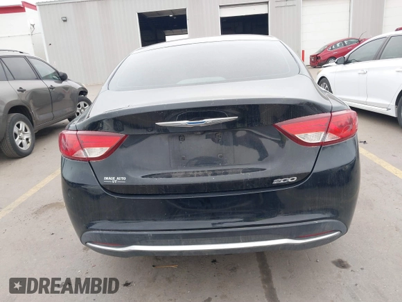 2015 Chrysler 200 Limited with VIN 1C3CCCABXFN568858, listed as a IAAI auction lot 41732534 with 110,640 mi miles. Bid and sale history available at carsss.com. Image 16.