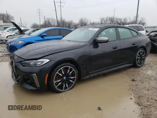 2022 BMW i4 M50 z VIN WBY33AW07PFP30186, wystawiony jako Copart lot #45886973 z przebiegiem Nie podano mil oraz . Historia ofert i sprzedaży dostępna na DreamBid. Obrazek 1.