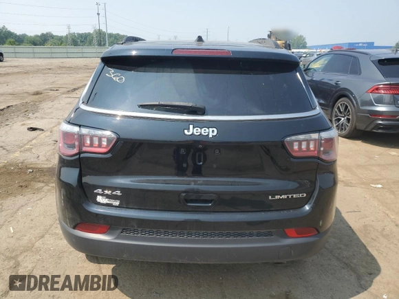 2019 Jeep Compass Limited z VIN 3C4NJDCB0KT647592, wystawiony jako Copart lot #64810305 z przebiegiem 68 518 mil mil oraz Czysty tytuł • Clean title. Historia ofert i sprzedaży dostępna na DreamBid. Obrazek 6.