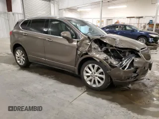 2016 Buick Envision Premium II with VIN LRBFXFSX8GD010358, listed as a Copart auction lot 85170884 with 144,452 mi miles and Salvage Title. Bid and sale history available at carsss.com. Image 4.