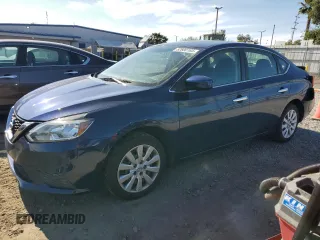 2017 Nissan Sentra S with VIN 3N1AB7AP7HY307091, listed as a Copart auction lot 52600165 with 76,869 mi miles and Salvage Title. Bid and sale history available at carsss.com. Image 1.