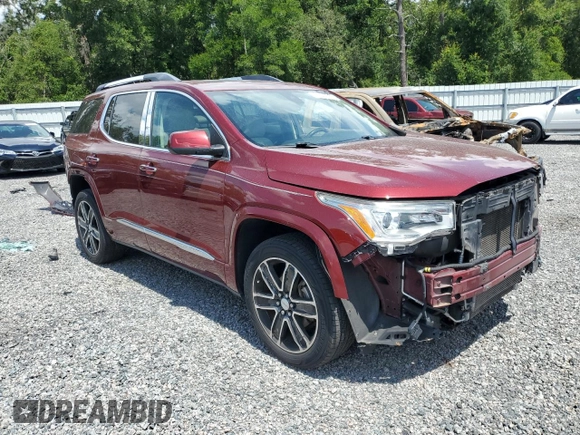 2017 GMC Acadia Denali with VIN 1GKKNPLS7HZ286781, listed as a Copart auction lot 61544035 with 82,861 mi miles and Salvage title. Bid and sale history available at DreamBid. Image 4.