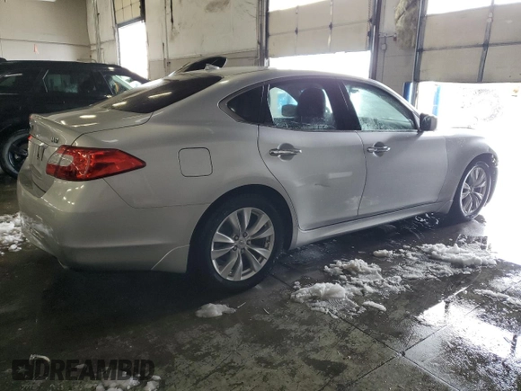 2011 Infiniti M37 with VIN JN1BY1AP8BM323231, listed as a Copart auction lot 79576154 with 178,572 mi miles and Salvage Title. Bid and sale history available at carsss.com. Image 3.