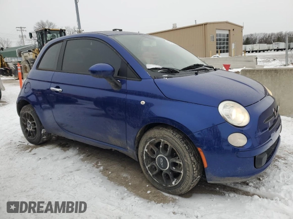 2012 FIAT 500 Pop z VIN 3C3CFFAR4CT277368, wystawiony jako Copart lot #45798685 z przebiegiem 168 775 mil mil oraz Czysty tytuł • Clean title. Historia ofert i sprzedaży dostępna na DreamBid. Obrazek 4.