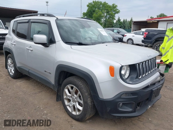 2017 Jeep Renegade Latitude with VIN ZACCJABB6HPF83565, listed as a IAAI auction lot 42289470 with 47,708 mi miles and . Bid and sale history available at DreamBid. Image 1.