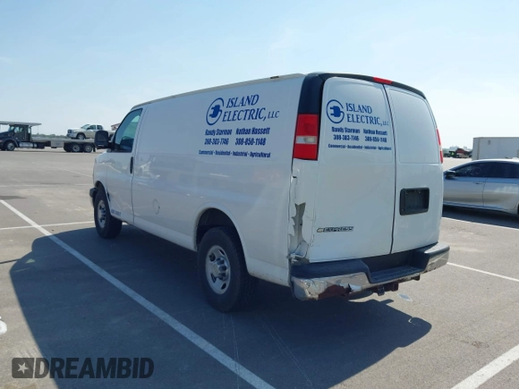 2012 Chevrolet Express Cargo with VIN 1GCZGTCGXC1147602, listed as a IAAI auction lot 42396258 with 286,796 mi miles and . Bid and sale history available at DreamBid. Image 3.