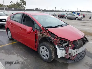 2010 Toyota Prius II with VIN JTDKN3DU8A0053023, listed as a IAAI auction lot 42077954 with 153,657 mi miles. Bid and sale history available at carsss.com. Image 1.