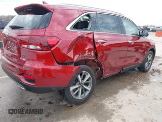 2019 Kia Sorento EX V6 with VIN 5XYPHDA54KG472174, listed as a IAAI auction lot 41509308 with 41,463 mi miles. Bid and sale history available at carsss.com. Image 4.