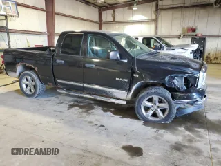 2008 Dodge 1500 SLT with VIN 1D7HU182X8S612456, listed as a Copart auction lot 52213935 with 130,762 mi miles and Salvage Title. Bid and sale history available at carsss.com. Image 4.