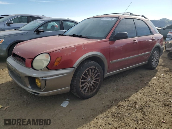 2002 Subaru Impreza Outback Special Sports with VIN JF1GG68512H808767, listed as a Copart auction lot 47186295 with 238,111 mi miles and Salvage title. Bid and sale history available at DreamBid. Image 1.