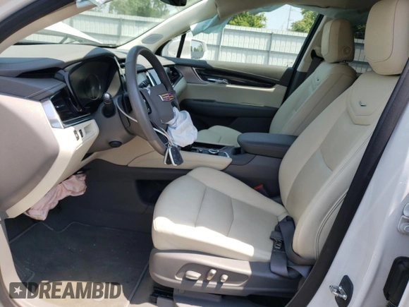 2020 Cadillac XT6 FWD Premium Luxury with VIN 1GYKPCRS4LZ132344, listed as a Copart auction lot 60595535 with 19,184 mi miles and Salvage title. Bid and sale history available at DreamBid. Image 7.