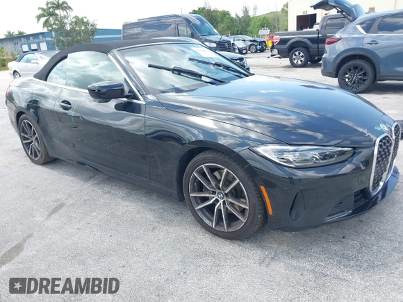 2024 BMW 4 Series 430i z VIN WBA23AT06RCP83691, wystawiony jako IAAI lot #42318871 z przebiegiem 31 615 mil mil oraz . Historia ofert i sprzedaży dostępna na DreamBid. Obrazek 1.