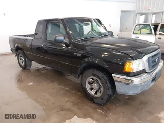 2005 Ford Ranger XL with VIN 1FTYR14U75PA25682, listed as a IAAI auction lot 41610110 with 130,527 mi miles. Bid and sale history available at carsss.com. Image 1.
