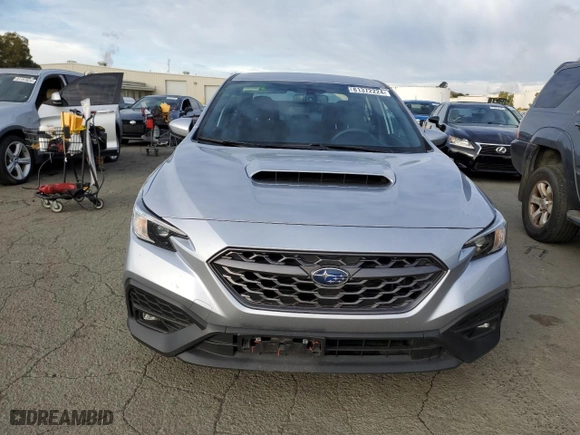 2022 Subaru WRX Premium with VIN JF1VBAF67N9029960, listed as a Copart auction lot 81372224 with 27,581 mi miles and Salvage Title. Bid and sale history available at carsss.com. Image 5.