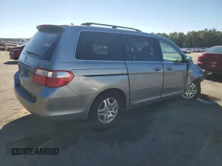 2005 Honda Odyssey EX-L with VIN 5FNRL38635B120859, listed as a Copart auction lot 80729254 with 0 mi miles and Salvage Title. Bid and sale history available at carsss.com. Image 3.