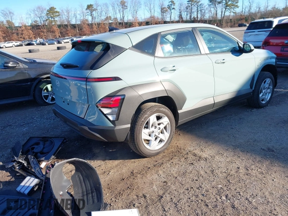2024 Hyundai Kona SE with VIN KM8HACAB2RU148167, listed as a IAAI auction lot 41281919 with 4,612 mi miles. Bid and sale history available at carsss.com. Image 4.
