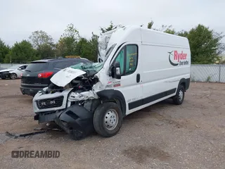 2022 Ram ProMaster Cargo with VIN 3C6LRVDG3NE110280, listed as a IAAI auction lot 40763747 with Not Provided miles and . Bid and sale history available at DreamBid. Image 16.