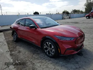 2023 Ford Mustang Mach-E Premium with VIN 3FMTK3R70PMA40851, listed as a Copart auction lot 55997745 with 9,754 mi miles and Salvage title. Bid and sale history available at DreamBid. Image 4.