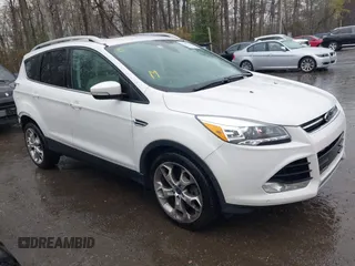 2014 Ford Escape Titanium with VIN 1FMCU9J94EUD49614, listed as a IAAI auction lot 42005864 with 87,779 mi miles. Bid and sale history available at carsss.com. Image 1.
