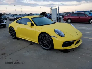 2021 Porsche 911 Carrera with VIN WP0AA2A93MS205400, listed as a Copart auction lot 74017334 with 0 mi miles and Non Repairable. Bid and sale history available at carsss.com. Image 4.