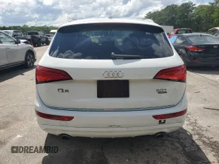 2015 Audi Q5 Premium Plus with VIN WA1LFAFPXFA093161, listed as a Copart auction lot 56824935 with 124,365 mi miles and Clean title. Bid and sale history available at DreamBid. Image 6.