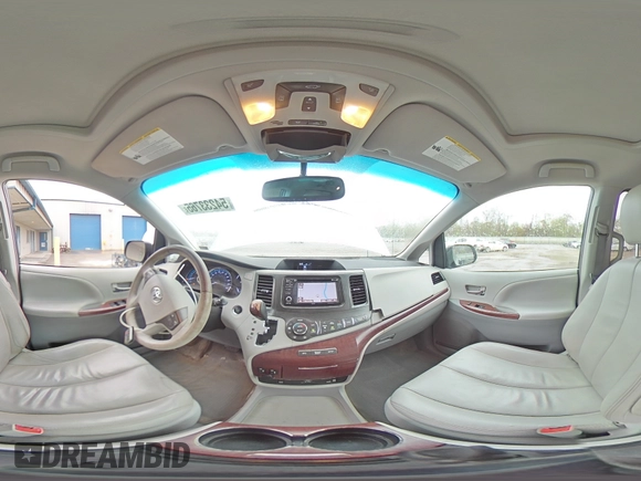 2013 Toyota Sienna XLE with VIN 5TDDK3DC6DS059378, listed as a Copart auction lot 54233765 with 225,129 mi miles and Salvage Title. Bid and sale history available at DreamBid. Image 15.