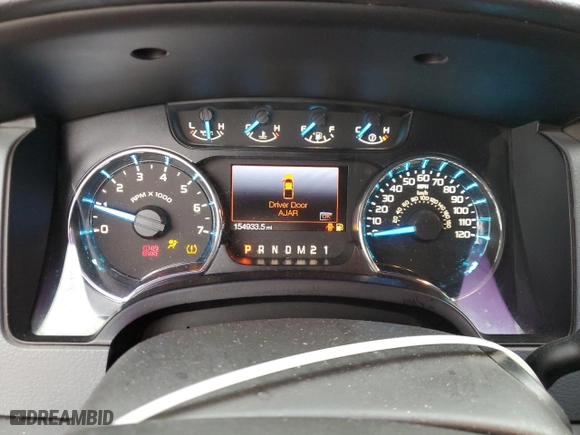 2013 Ford F-150 XL with VIN 1FTFW1CF4DKD77908, listed as a Copart auction lot 47838435 with 154,933 mi miles and Salvage Title. Bid and sale history available at carsss.com. Image 9.