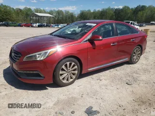 2015 Hyundai Sonata 2.4L Sport with VIN 5NPE34AF5FH050735, listed as a Copart auction lot 52588225 with 152,426 mi miles and Clean Title. Bid and sale history available at carsss.com. Image 1.