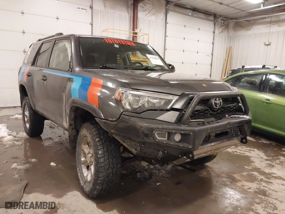 2019 Toyota 4Runner SR5 with VIN JTEBU5JR0K5620419, listed as a IAAI auction lot 41390848 with 93,507 mi miles. Bid and sale history available at carsss.com. Image 6.