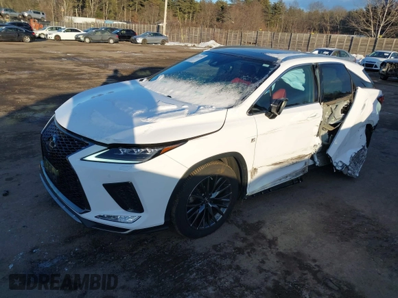 2021 Lexus RX with VIN 2T2YGMDAXMC069245, listed as a IAAI auction lot 41311771 with 54,549 mi miles. Bid and sale history available at carsss.com. Image 18.