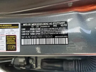 2024 Mercedes-Benz C 300 with VIN W1KAF4HB7RR178065, listed as a Copart auction lot 63899735 with 2,792 mi miles and Salvage title. Bid and sale history available at DreamBid. Image 12.