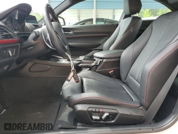 2016 BMW 2 Series 228i xDrive with VIN WBA1G9C54GV599426, listed as a Copart auction lot 57508325 with 36,586 mi miles and Salvage title. Bid and sale history available at DreamBid. Image 7.