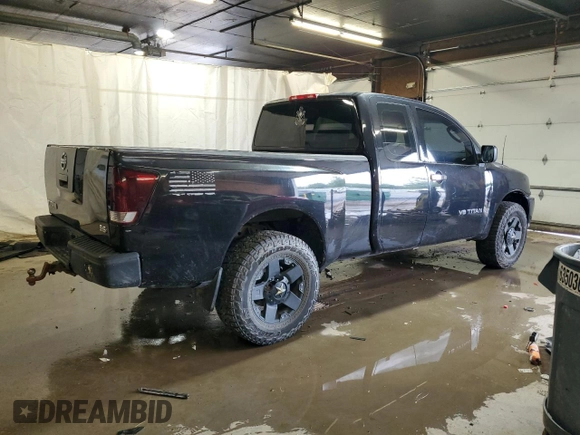 2006 Nissan Titan SE with VIN 1N6BA06A96N567659, listed as a Copart auction lot 61928495 with 190,594 mi miles and Salvage title. Bid and sale history available at DreamBid. Image 3.