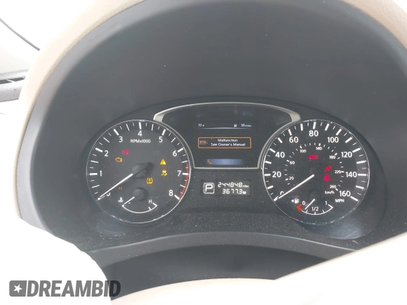 2015 Nissan Altima 2.5 with VIN 1N4AL3APXFN405079, listed as a IAAI auction lot 42463237 with 244,848 mi miles and . Bid and sale history available at DreamBid. Image 7.