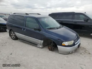 2001 Nissan Quest GXE with VIN 4N2ZN15T41D821269, listed as a Copart auction lot 46147315 with 306,641 mi miles and Salvage Title. Bid and sale history available at carsss.com. Image 4.