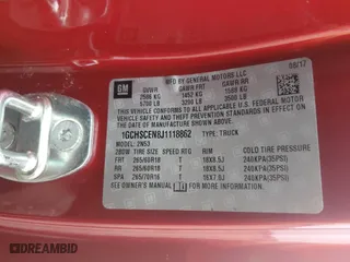 2018 Chevrolet Colorado 2WD LT with VIN 1GCHSCEN8J1118862, listed as a Copart auction lot 84208614 with 41,878 mi miles and Salvage Title. Bid and sale history available at carsss.com. Image 14.
