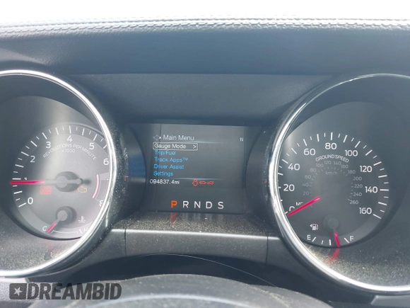 2017 Ford Mustang EcoBoost Premium with VIN 1FATP8UH6H5287226, listed as a IAAI auction lot 42101061 with 94,837 mi miles and . Bid and sale history available at carsss.com. Image 7.
