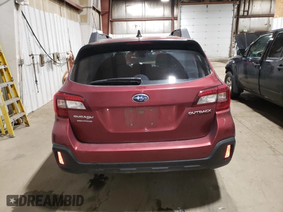 2018 Subaru Outback Premium with VIN 4S4BSAFC7J3382324, listed as a Copart auction lot 60302605 with Not provided miles and Salvage title. Bid and sale history available at DreamBid. Image 6.