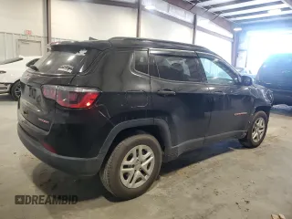 2018 Jeep Compass Sport with VIN 3C4NJCAB5JT133880, listed as a Copart auction lot 49858115 with 192,652 mi miles and Salvage Title. Bid and sale history available at carsss.com. Image 3.
