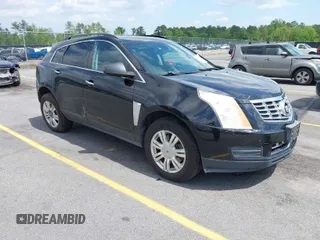 2014 Cadillac SRX with VIN 3GYFNAE30ES641616, listed as a IAAI auction lot 42000120 with 145,000 mi miles and . Bid and sale history available at DreamBid. Image 1.