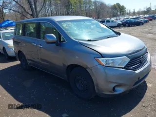 2016 Nissan Quest SL with VIN JN8AE2KP8G9156955, listed as a IAAI auction lot 41935685 with 114,981 mi miles. Bid and sale history available at carsss.com. Image 1.