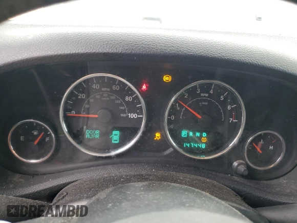 2012 Jeep Wrangler Sport with VIN 1C4GJWAG6CL167329, listed as a Copart auction lot 88895815 with 147,448 mi miles and Clean Title. Bid and sale history available at DreamBid. Image 9.