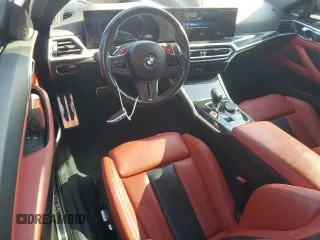 2024 BMW M4 Competition xDrive with VIN WBS43AZ09RCP15123, listed as a Copart auction lot 46450045 with 16,710 mi miles and Salvage Title. Bid and sale history available at carsss.com. Image 8.