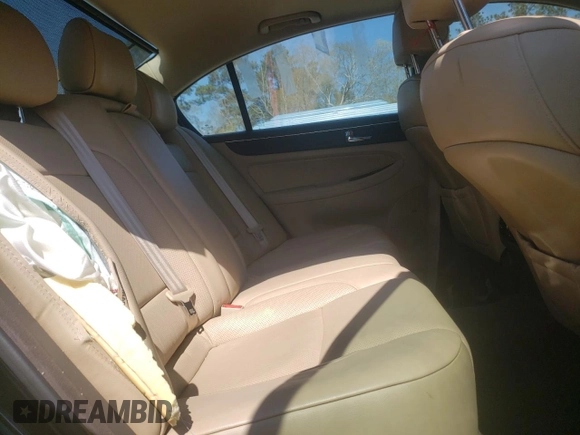 2009 Hyundai Genesis with VIN KMHGC46E69U041086, listed as a Copart auction lot 51020435 with 128,764 mi miles and Salvage Title. Bid and sale history available at DreamBid. Image 10.