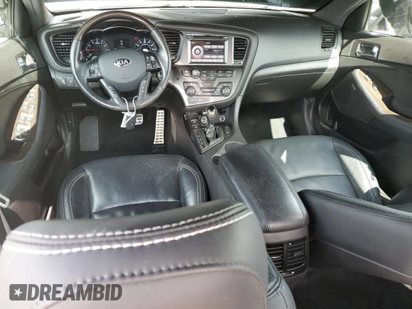 2013 Kia Optima SX with VIN 5XXGR4A65DG148700, listed as a Copart auction lot 54791325 with 20,146 mi miles and Salvage title. Bid and sale history available at DreamBid. Image 8.