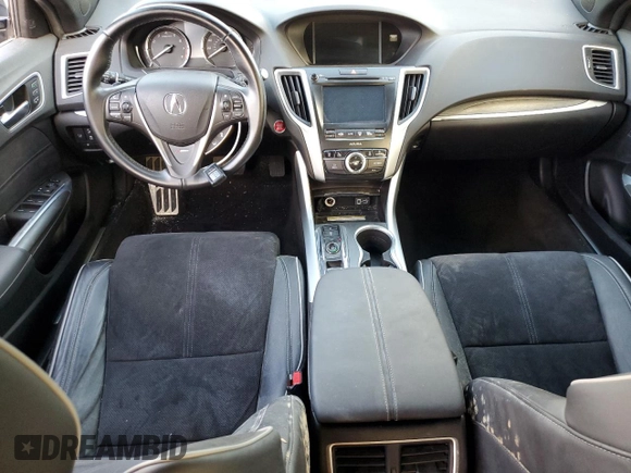 2020 Acura TLX w/A-Spec Pkg with VIN 19UUB3F69LA001401, listed as a Copart auction lot 80886844 with 0 mi miles and Salvage Title. Bid and sale history available at carsss.com. Image 8.